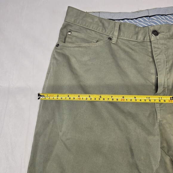 Peter Millar Men's Ultimate Sateen Five-Pocket Pants 34x27 Green - Picture 5 of 9